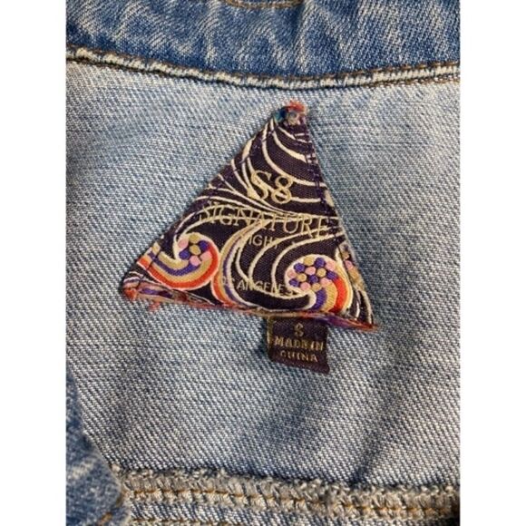 S8 signature eight distressed denim patched up jacket - Picture 4 of 5